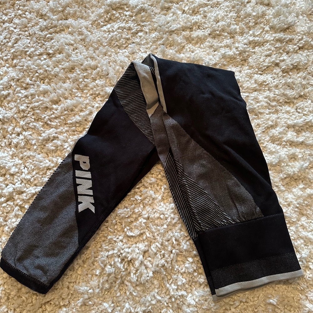 Black and Gray PINK Leggings